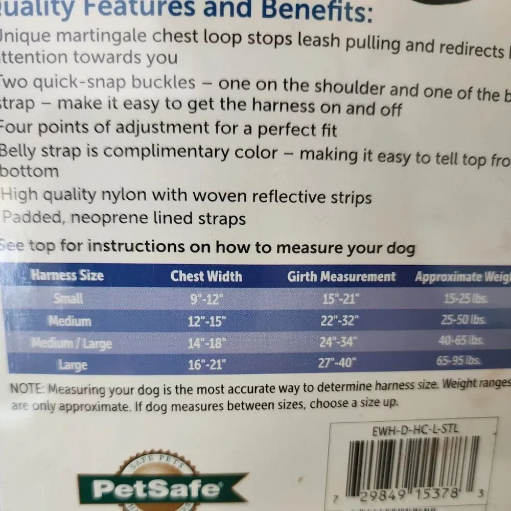 Unbranded large gray harness